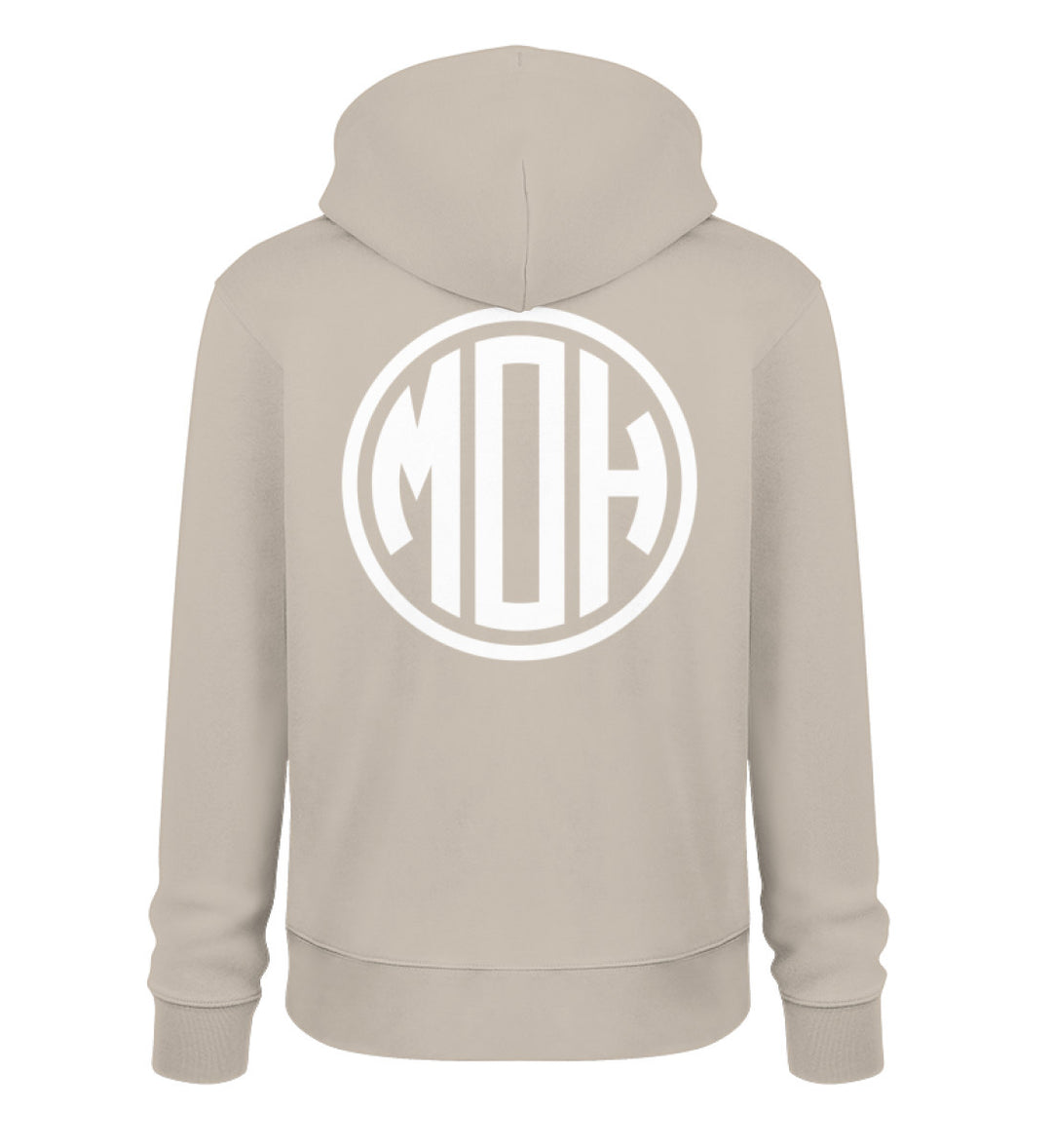 Invictus Maneo - Iconic bold MOH Organic Hoodie Sand