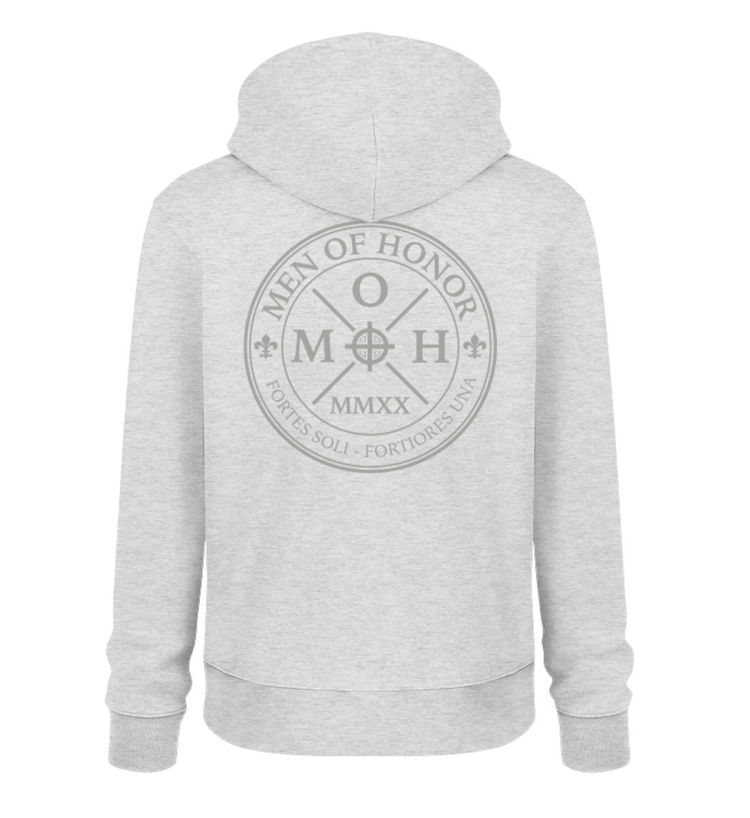 Invictus - Signature bold MOH Organic Hoodie Heather Grey