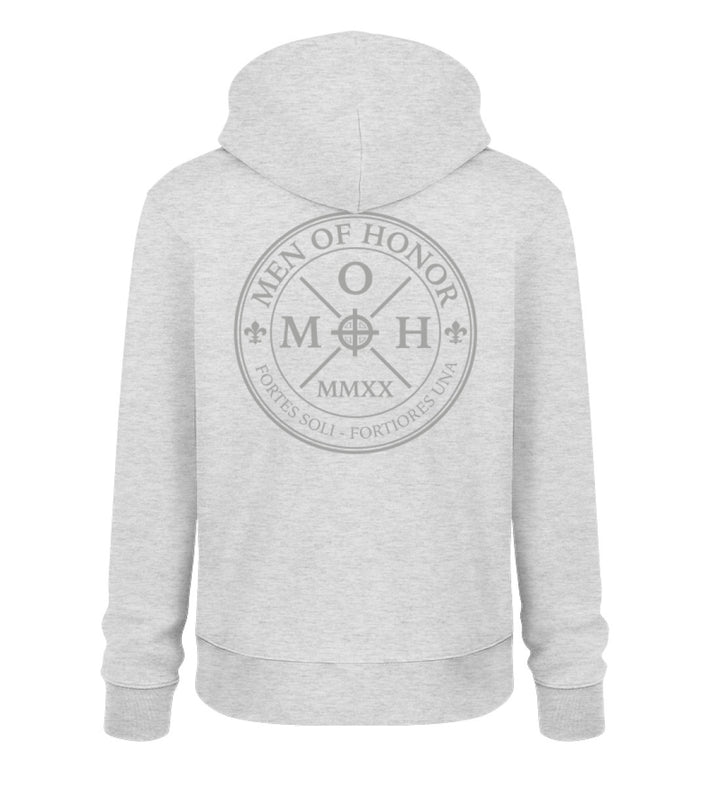 Invictus - Signature bold MOH Organic Hoodie Heather Grey