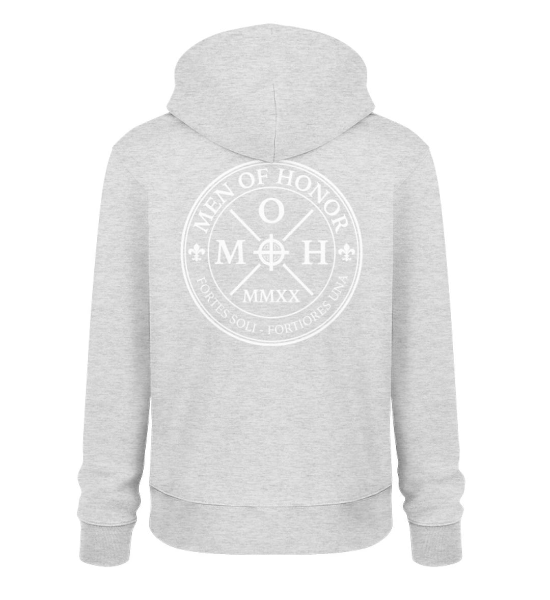 Invictus - Signature bold MOH Organic Hoodie Heather Grey