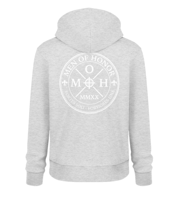 Invictus - Signature bold MOH Organic Hoodie Heather Grey