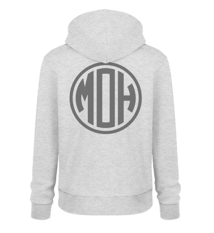 Invictus Maneo - Iconic bold MOH Organic Hoodie Heather Grey