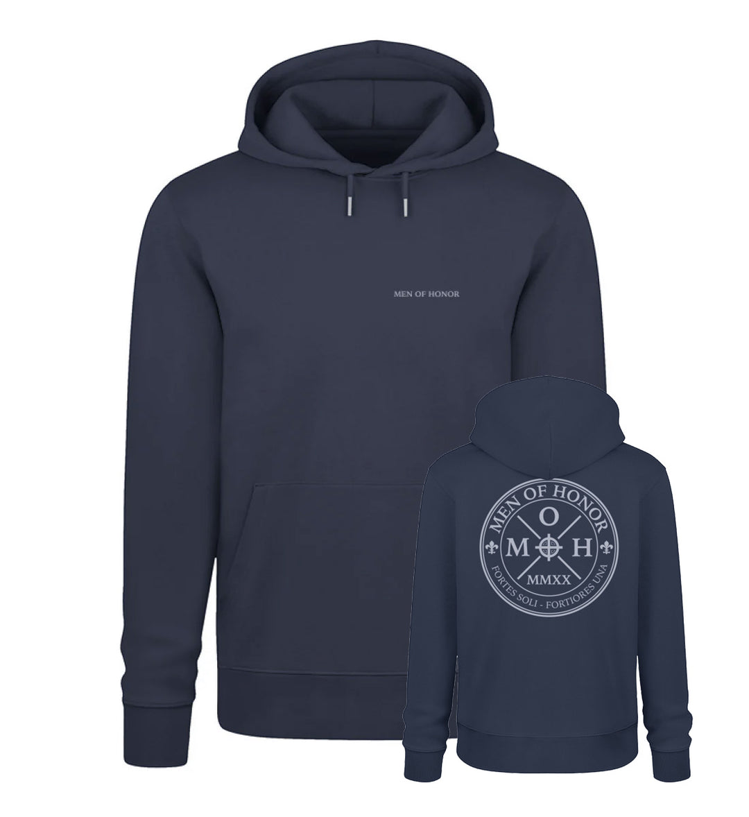 Invictus - Signature bold MOH Organic Hoodie French Navy