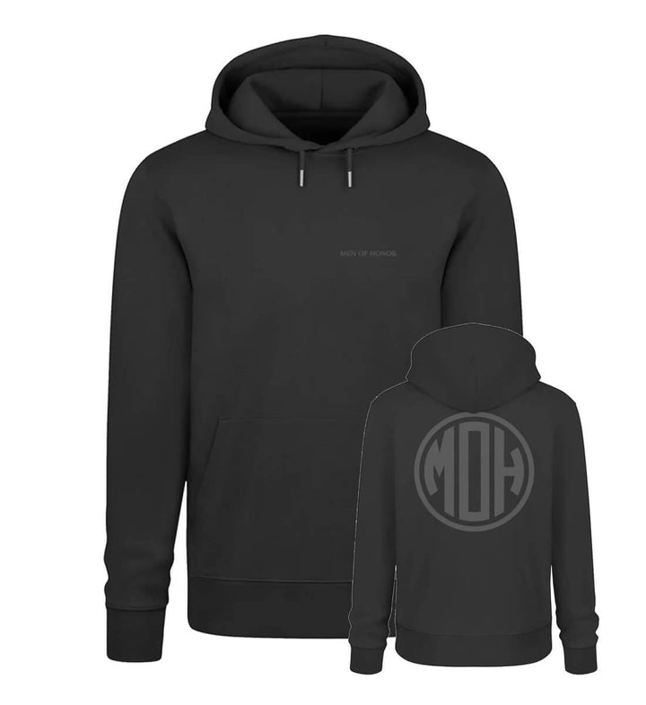 Invictus Maneo - Iconic bold MOH Organic Hoodie Black