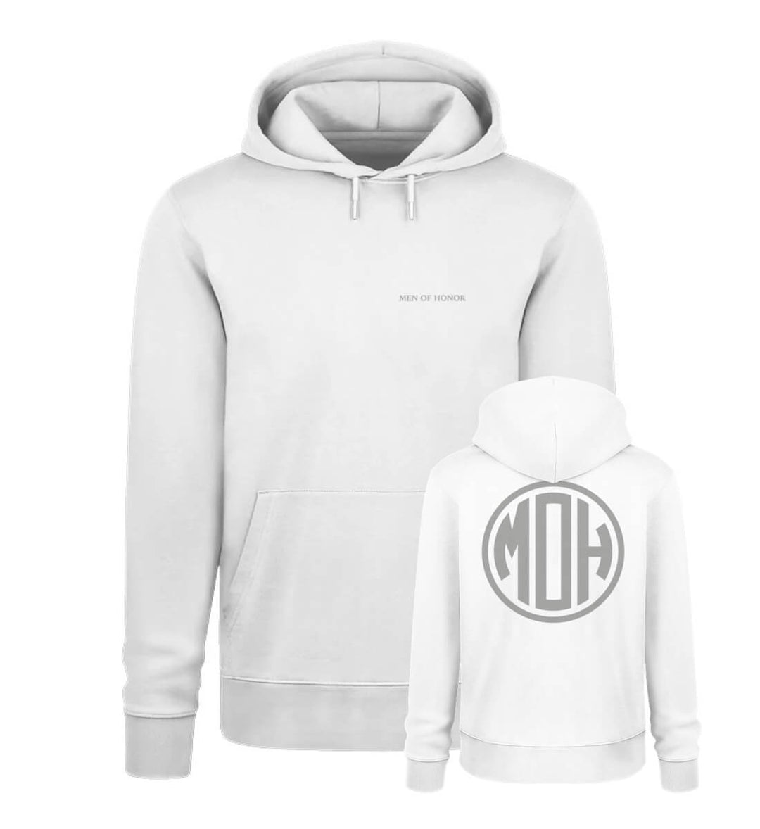 Invictus Maneo - Iconic bold MOH Organic Hoodie White