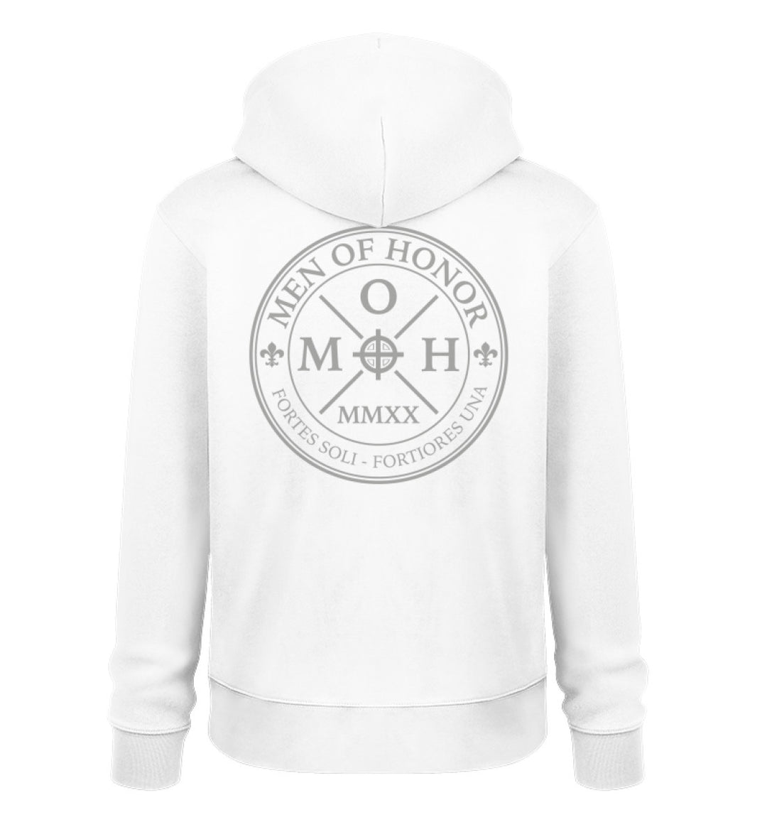 Invictus - Signature bold MOH Organic Hoodie White