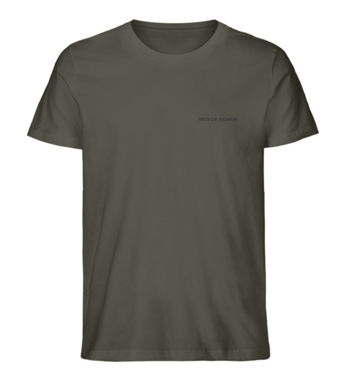 MOH T-Shirt Khaki FMOHBCIRBLK - Herren Premium Organic Shirt-7151