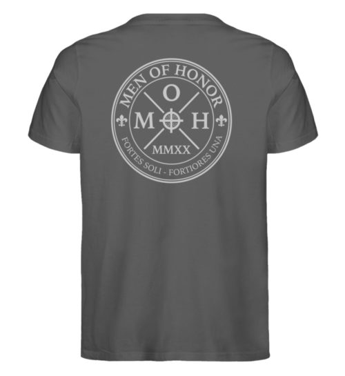 MOH T-Shirt Anthracite FMOHBCIRLGR - Herren Premium Organic Shirt-6896