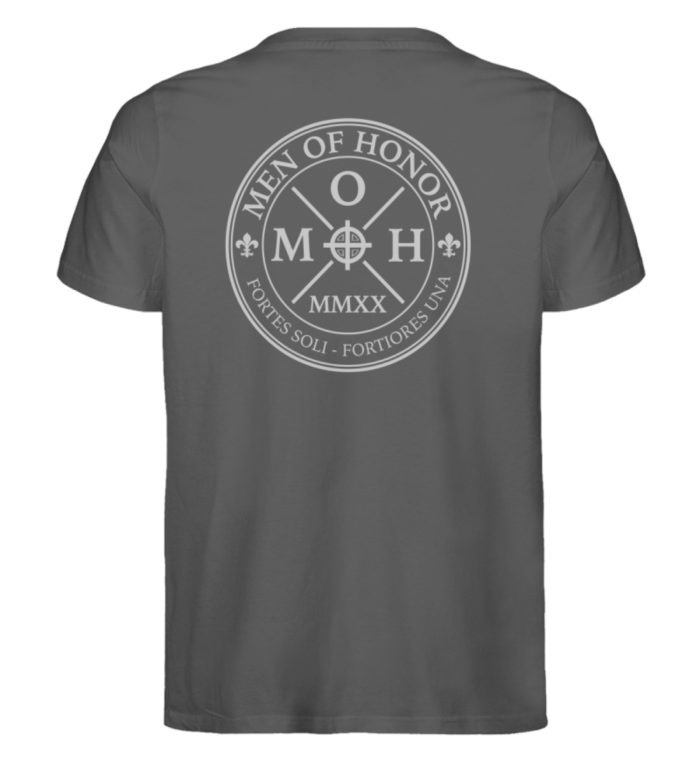 MOH T-Shirt Anthracite FMOHBCIRLGR - Herren Premium Organic Shirt-6896