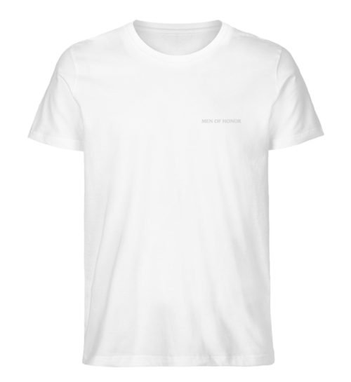 MOH T-Shirt White FMOHBCIRLGR - Herren Premium Organic Shirt-3